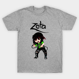 Zeta con camiseta verde T-Shirt